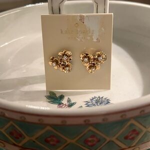 Kate Spade SHINE ON Gold Flower Cluster Earrings